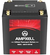 YTX30L-BS Lithium Motorcycle Battery 12V 1080A 18Ah Replacement YIX30L Powersport, Motorcycle, AT...