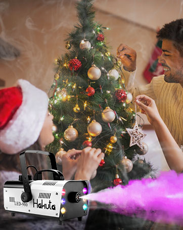 fog machine with LED light smoke machine for Christmas party