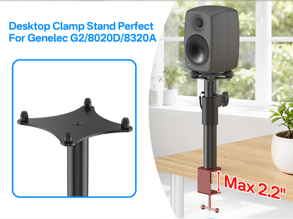 Desktop Speaker Stands for Genelec G2