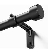 Yafex Curtain Rods 60-120 Inch, Upgraded 1 Inch 2x Longer Rod Sections, 30" Extra Long Adjustable...