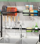 over sink dish drying rack