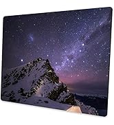 Custom Square Gaming Mouse Pad, Night Starry Mouse Pad, Unique Design Anti-Slip Rubber Base Mouse...