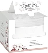 WOWOTEX 100% Cotton Disposable Face Towel 50 Count/Box