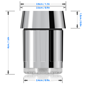 Pressure Sensor Shower LED Light Water Faucet