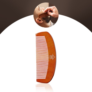 Red Premium Long Beard Comb