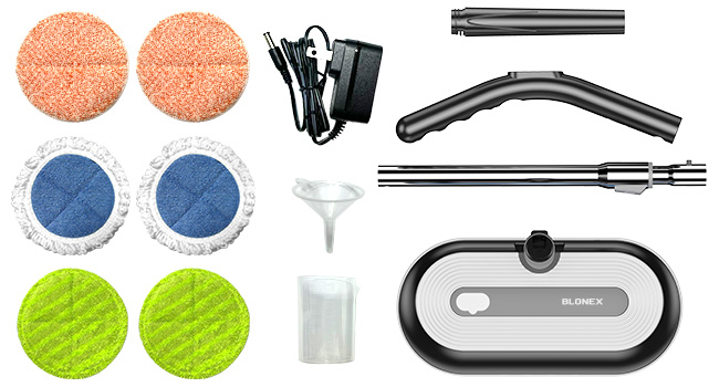 well packaged cordless electric spin mop floor cleaner