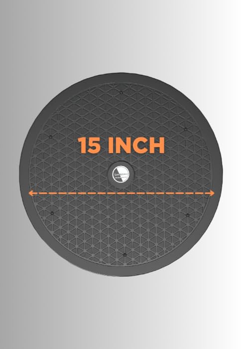15 inch heavy duty utility lazy susan swivel