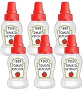 WXOIEOD 1.4 oz Mini Condiment Squeeze Bottles for Kids Lunch Accessories, Mini Ketchup Bottle for...