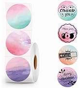 Joatuxul 2 inch Round Thermal Labels, Thermal Printer Labels use for Barcode, Shipping, Customize...