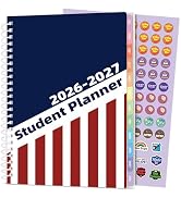 Student Planner 2026-2027, SUNEE Middle or High School Datebooks Student Planner for Academic Yea...