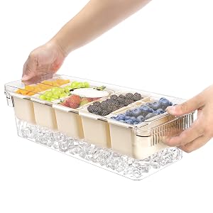 chilled garnish tray
