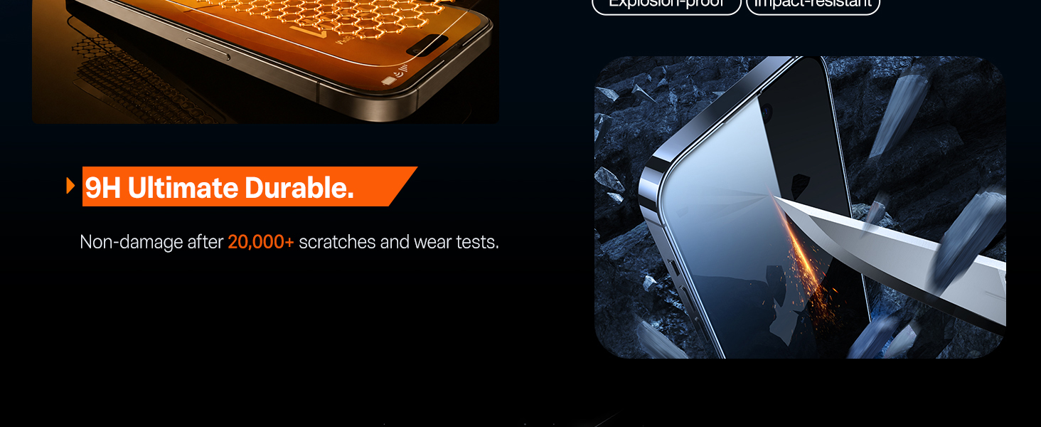 9H Ultimate Durable for iPhone 18 Pro Max