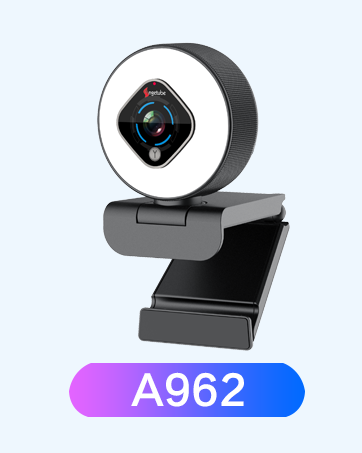 webcam with ring light