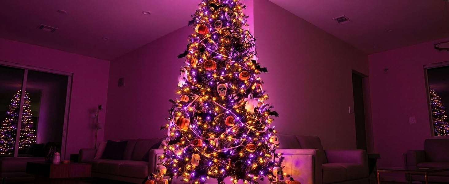 Halloween tree decor
