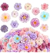 ATTGREAT 210 Pcs Mini Silk Flower Heads Small Fake Rose Daisy Faux Flowers Bulk for Crafts Artifi...
