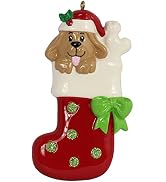 Personalized Dog Ornament 2022 - Dog Stocking Christmas Tree Ornament - Dog Christmas Ornament - ...
