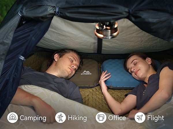 Lightweight camping air pillow