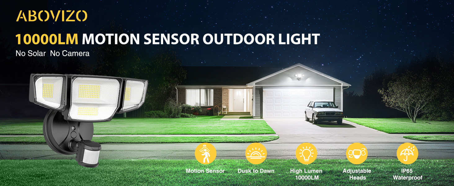 motion sensor outdoor light