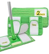 Reusable Pads Compatible with Swiffer Sweeper Mops - Washable Microfiber Mop Pad Refills by Turbo...