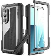 Mitywah for Samsung Galaxy Z Fold 7 Case with Stand, Heavy Duty Full Body Rugged Case with Kickst...
