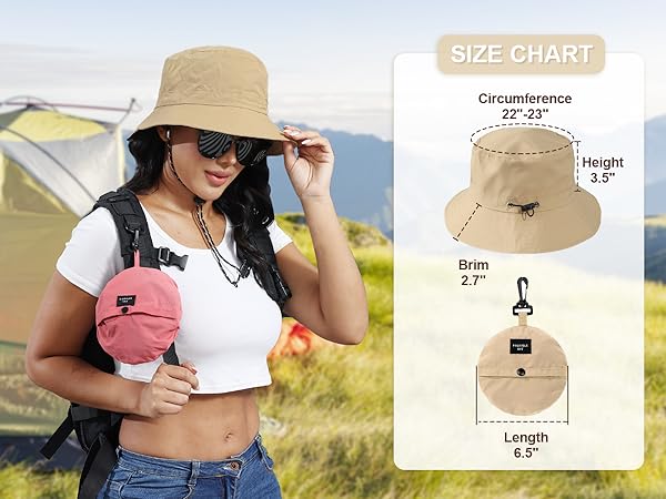 foldable bucket hat