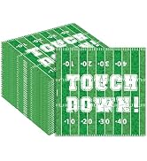 40PCS Football Paper Napkins 13 x 13 Inches Luncheon Napkins Cocktail Napkins Disposable Sports T...