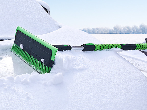 snow brush and ice scraper