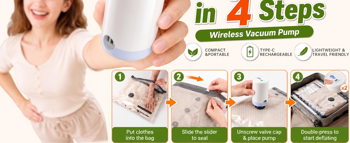 travel vacuum bags