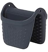 Dexas PinchMitt Silicone Oven Mitt - Single Heat Resistant Glove to 450°F, Non-Slip Grip, Dishwas...