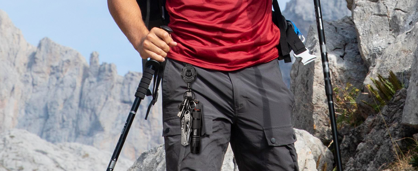 MNGARISTA Retractable Badge Holder