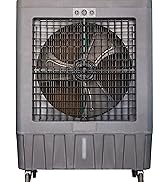 HESSAIRE Products C92 Evaporative Cooler for 3,000 sq. ft, Gray 11,000 CFM, MC92V