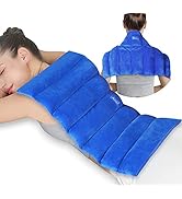 Atsuwell Large Microwave Heating Pad for Back, 22 x 13 '' Full Back Heat Pad Microwavable with Wa...