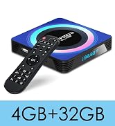 Android TV Box 2026, Android 13.0 TV Box 4GB RAM 32GB ROM Support WiFi 6 4K 6K 8K, Smart Box for ...