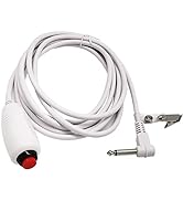 Poyiccot Push Button Cord Cable for Nurse Station, Nurse Call Cord 6.35mm 1/4" Phone Plug Cable w...