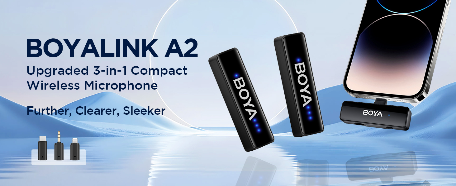 BOYALINK A2 Wireless lavalier microphone