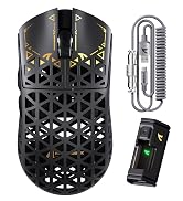 ATTACK SHARK R5 Ultra 39g Carbon Fiber Hollowed-Out PAW3950MAX 8K 42000 DPI Wireless Gaming Mouse