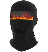 voofly Balaclava Ski Mask Winter Thermal Face Cover for Men Women Windproof Neck Warmer for Hikin...