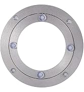 Swivel Turntable Heavy Duty Aluminium Alloy Rotating Bearing Turntable Round Dining Table Smooth ...