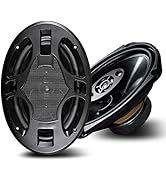 SONDPEX 6x9 Car Speakers, 4-Way Door Speakers (Pair) - Upgraded Premium Car Speaker Set, Car Spea...