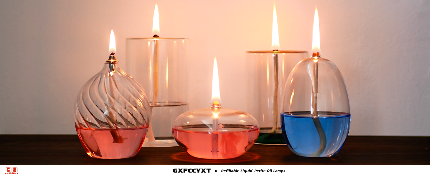 threaded oil candle