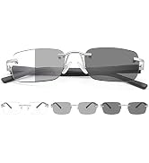 YIMI Photochromic Bifocal Reading Glasses Blue Light Blocking Spring Hinge Sun Readers Transition...