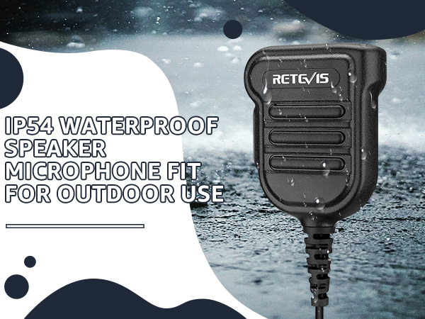 waterproof speaker mic