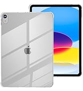 Clear Case for iPad 10th Generation 2022 iPad 10 Clear Case 10.9 inch, Transparent Shockproof Sof...