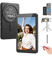 NEEWER Basics 4" Magnetic Vlog Selfie Monitor Screen, 4K 120fps Wired Recording, Back Camera Moni...