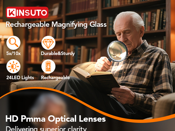 handheld magnifying glass