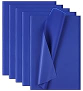 Phinus 140 Sheets Blue Tissue Paper, 14 x 20 Inches Tissue Paper Bulk, Wrapping Tissue Papers for...