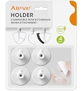 AIEVE 4 Pack Stand Mixer Attachment Holders Compatible with Kitchenaid Mixer Accessories,Flex Edg...