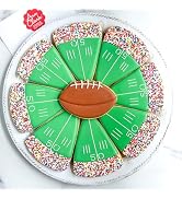 Football Centerpiece Cookie Cutters 2-Pc. Set Made in the USA by Ann Clark, Stadium Wedge, Football