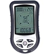 MEKOTRIN Multifunction Digital Altimeter, 8-in-1 Barometer Digital Compass Backpacking Thermomete...