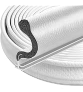 40 Feet Door Weather Stripping, Kerf Door Seal Strip, V-Shaped Foam Exterior Door Frame Weather S...